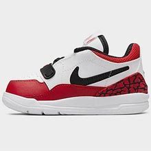 Jordan Boys White/Black/Gym Red Boys' Toddler Legacy 312 Low Off-Court Shoes Size 4.0
