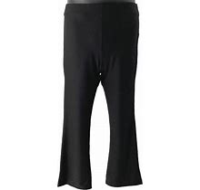 Legacy Textured Knit Pull On Flare Pant Black