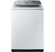 Samsung - 4.9 Cu. Ft. High-Efficiency Top Load Washer With Activewave Agitator - White