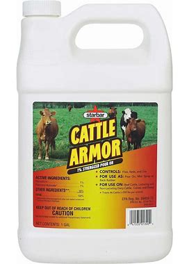 Cattle Armor 1% Permethrin Synergized Pour On By Starbar, Gallon