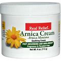 Real Relief Arnica Cream 4 Oz Soothing Cream (Pack Of 1)