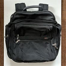 Tumi Bags | Tumi Alpha Black Ballistic Nylon 16" Backpack With Laptop Sleeve. | Color: Black | Size: Os