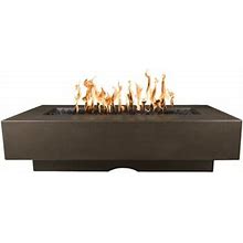 The Outdoor Plus Del Mar Concrete Fire Pit Concrete In Brown | 15 H X 60 W X 28 D In | Wayfair Fcfb3d8aaced5987f49cae85528d5311