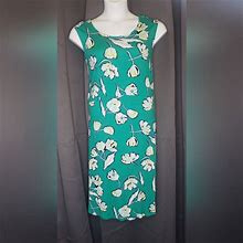 Apt. 9 Dresses | Apt 9 Floral Sleeveless Cotton Dress | Color: Green/White | Size: 3X