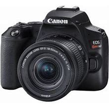 Canon EOS Rebel SL3 DSLR Camera With 18-55mm Lens (Black)