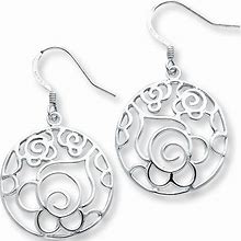 Kay Circle Flower Earrings Sterling Silver