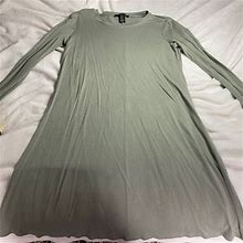 Long Sleeve Dress | Color: Green | Size: 0