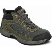 Arch Support Walking Boots, Premium Arch Support, Cushioning Sole, Men's Boots | Orthofeet Comfortable Footwear, Hunter, 8.5 / Wide / Olive