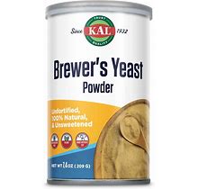 KAL Brewers Yeast Powder, Unfortified, Unsweetened Super Food, 100% Natural Source Of Protein, B Complex Vitamins, Amino Acids - Vegan, Preservative