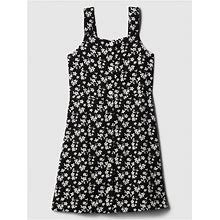 Gap Factory Girls' Print Mini Dress White Black Floral Size XS