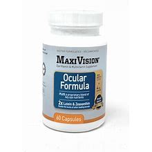 Maxivision Ocular Formula - AREDS2 - Eye Vitamins & Multivitamin - Lutein And Zeaxanthin - 1 Bottle (60 Capsules)