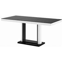 Wayfair Forestview Dining Table W/ Extension Wood In White/Black | 29.5 H In F77589e3a0c597cfd84838704e22d622
