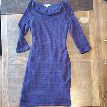 Sharagano Dresses | Sharagano Noir Purple Bodycon Dress | Color: Purple | Size: 10