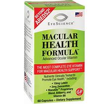 Eye Science Macular Health Formula Advanced Ocular Vitamin, 60 Ea By Myotcstore