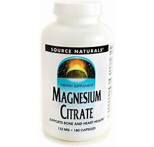 Source Naturals Magnesium Citrate Vitamin | 133 Mg | 180 Caps