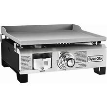 Dyna-Glo Portable Gas Grills 1-Burner Propane Gas Grease Pan Stainless Steel