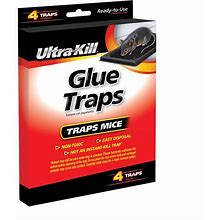 Ultra-Kill 4-Count Rat And Mouse Glue Traps Mouse Traps | HG-41321