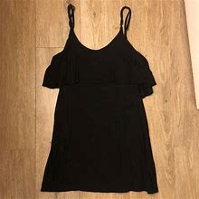 Angl Dresses | Black Tiered Summer Dress | Color: Black | Size: S