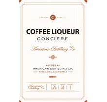 American Co. Conciere Coffee Liqueur 1 L