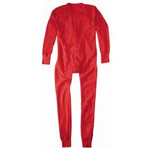 Hanes Men's Thermal Union Suit (Red S)