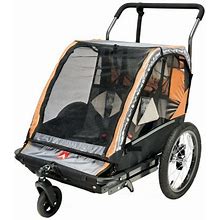 Allen Sports 2-Child Bicycle Trailer And Stroller Model AS2