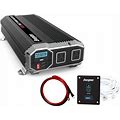 Energizer 2000 Watt 12V 60Hz Power Inverter With Included Remote Control