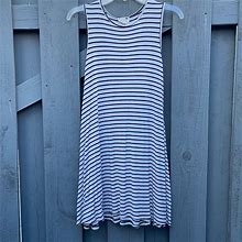 La Hearts Dresses | Black & White Striped Sleeveless Shift Dress | Color: Black/White | Size: S