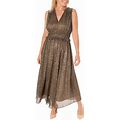 Women's Taylor Dress Crinkle Maxi Dress, Size: 10, Black