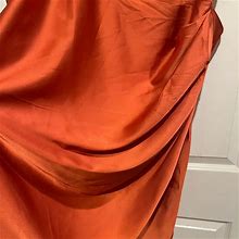 Shein Dresses | Date Night Coral Slip Dress Shein ( Never Worn) | Color: Orange | Size: 3X
