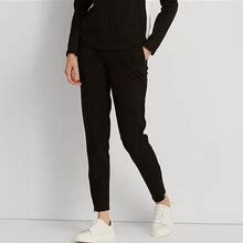 Ralph Lauren Jersey Ankle Pant - Size XS In Black