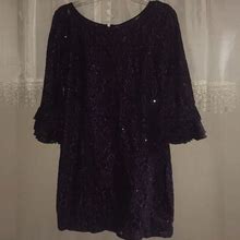 Jessica Howard Dresses | Jessica Howard Purple Sequin Dress | Color: Purple | Size: 8P
