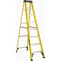 Louisville Ladder 8-Foot Fiberglass Step Ladder Indoor Outdoor Job