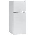 Haier Small Space Kitchen Appliances 24" 9.8 Cu. Ft. Energy Star Refrigerator, Glass In White | 59.5 H X 23.625 W X 25.25 D In | Wayfair
