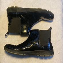 Easy Street Shoes | Easy Street Black Duck Rain Boots | Color: Black | Size: 10