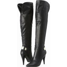 NEW FERGIE BLACK RICH OVER THE KNEE BOOTS SHOES SZ 6