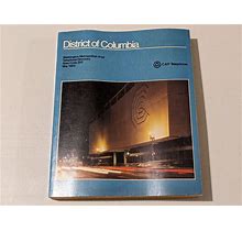 1984 Washington DC Phone Book Vintage Telephone Directory