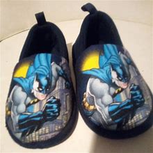 Batman Superheroe Slippers For Toddler Size 7/8 - Kids | Color: Blue | Size: 8