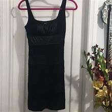 Sequin Hearts Dresses | Sequins Heart Black Stretchy Dress | Color: Black | Size: S