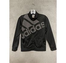 Adidas Boys Size Large 14 Black Full Zip Tracksuit Jacket Youth Kids. Adidas. Black. Activewear Jackets.