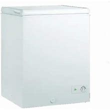 6.9 Cu. Ft. Manual Defrost Chest Freezer With LED Light Type In White Garage Ready