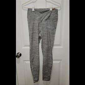 Pink Pants & Jumpsuits | Pink Active Cotton V Crossover Full Length Legging Women's Med New W/ Tags! | Color: Gray | Size: M