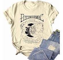 Rock Band T-Shirts For Women Vintage Rock Music Graphic Shirts Country Concert Short Sleeve Tees Tops