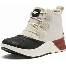 Waterproof Leather Winter Boots White/Black / 43