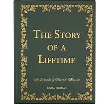 Personalized The Story Of A Lifetime: A Keepsake Of Personal Memoirs - Green Faux-Leather