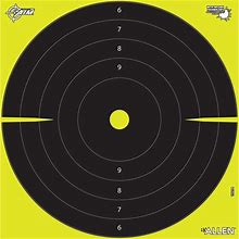 Allen EZ-Aim Splash Reactive Bullseye Peel Away Targets 12.5" Pack Of 30 SKU - 348671