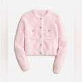 J. Crew Sweaters | J.Crew Sweater Lady Jacket In Brushed Yarn | Color: Pink | Size: S