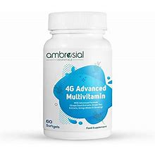 AMBROSIAL Multivitamin Tablets | High Strength | 45 Essential Ingredients | Vitamin B12 | Ginseng & Grape Seed Extract | Folic Acid & Vitamin D3 | Bi