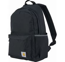 Carhartt 21L, Durable Water-Resistant Pack With Laptop Sleeve, Classic Backpack (Black), One Size