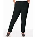 Blair Women's Essential Knit Pull-On Pants - Black - XLPS - Petite Short