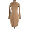Old Navy Cocktail Dress - Bodycon: Tan Solid Dresses - Women's Size Small